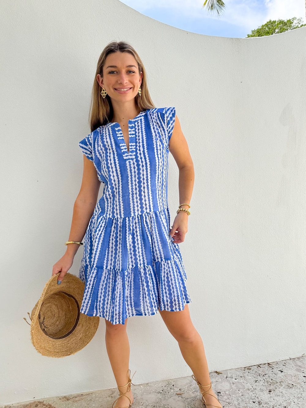 Oliphant Roll Sleeve Dress Size Small